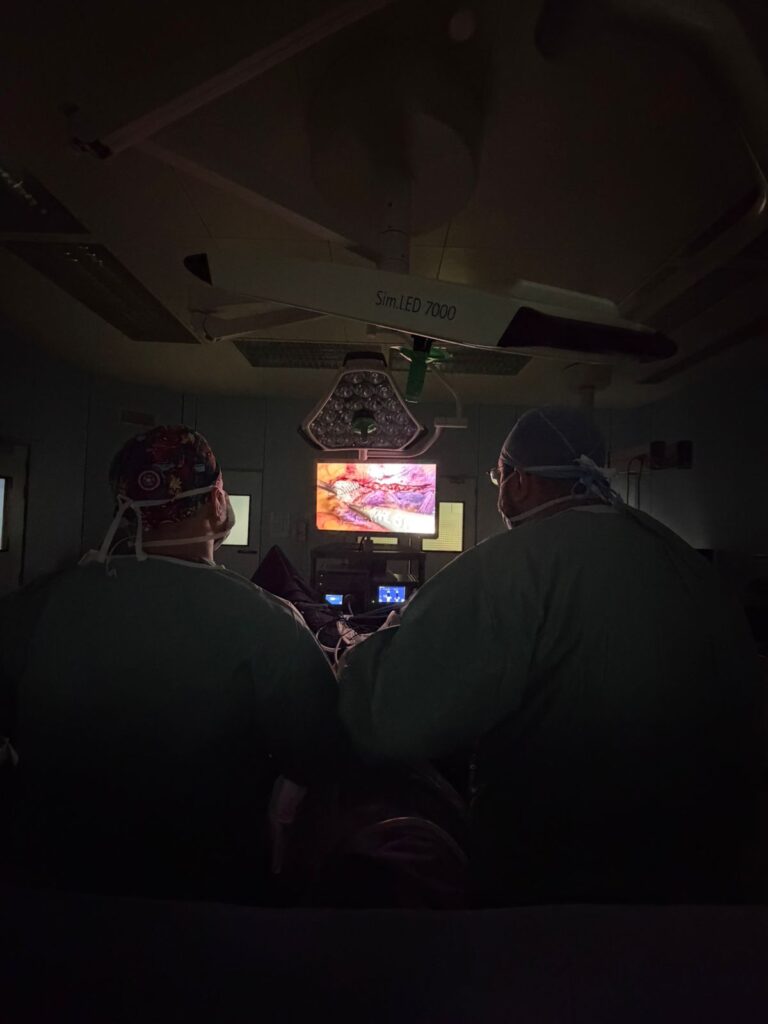 Minimally invasive surgery in the operating room